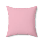 Rainbow Accent Square Pillow Home Decor Pink Sweetheart
