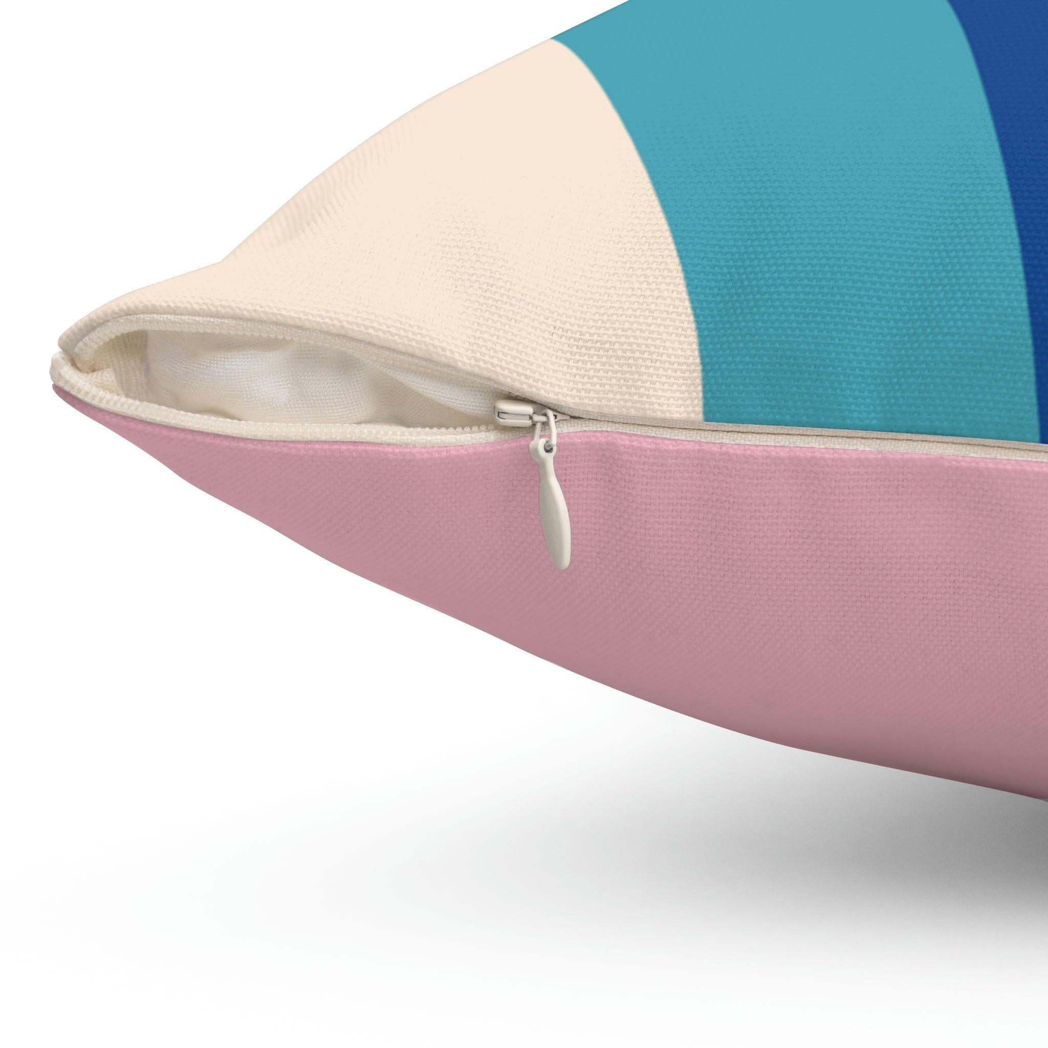 Rainbow Accent Square Pillow Home Decor Pink Sweetheart