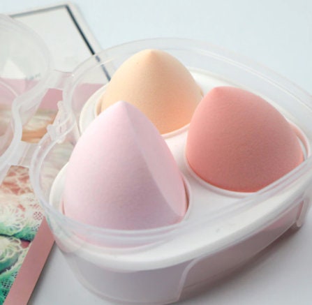 Rainbow Beauty Blender Trio Set Makeup Sponges Pink Sweetheart