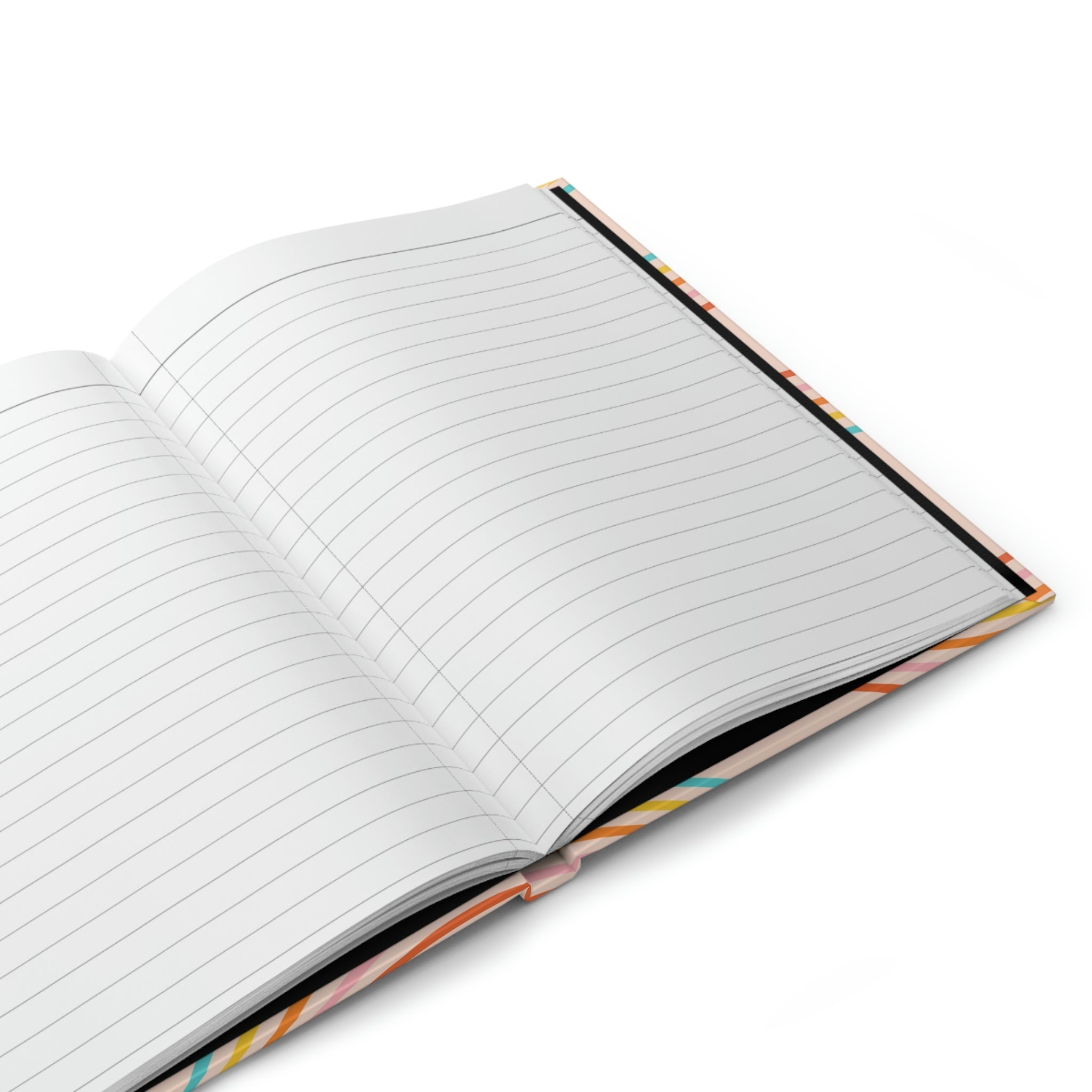 Rainbow Swirl Hardcover Matte Journal Paper products Pink Sweetheart