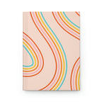 Rainbow Swirl Hardcover Matte Journal Paper products Pink Sweetheart