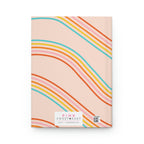 Rainbow Swirl Hardcover Matte Journal Paper products Pink Sweetheart