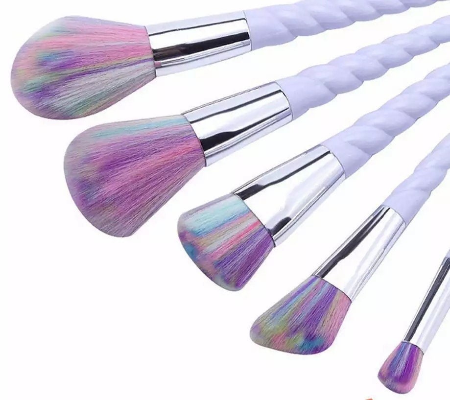 Rainbow Unicorn Ombré Makeup Brush Set Makeup Brushes Pink Sweetheart