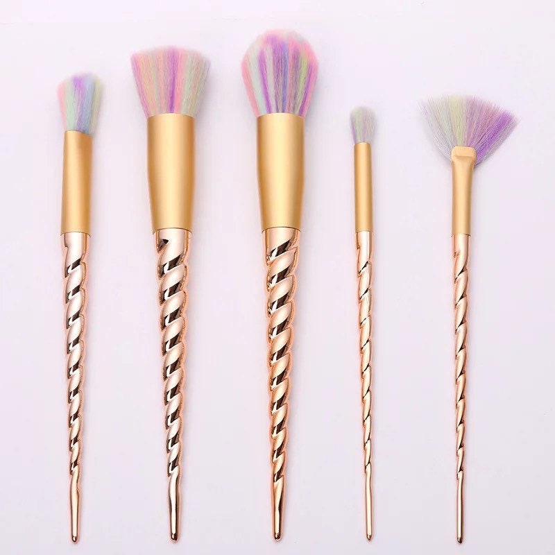 Rainbow Unicorn Ombré Makeup Brush Set Makeup Brushes Pink Sweetheart