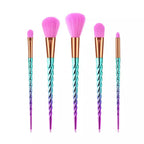 Rainbow Unicorn Ombré Makeup Brush Set Makeup Brushes Pink Sweetheart
