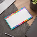 Rainbow Waves Weekly Planner Post-it® Note Pad - Pink Sweetheart