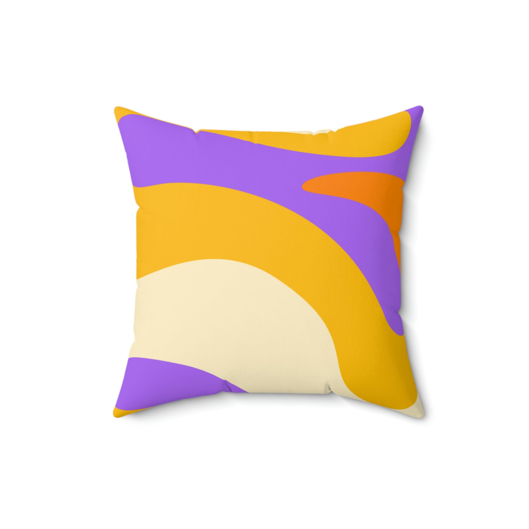 Retro Wave Square Pillow Home Decor Pink Sweetheart