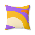 Retro Wave Square Pillow Home Decor Pink Sweetheart