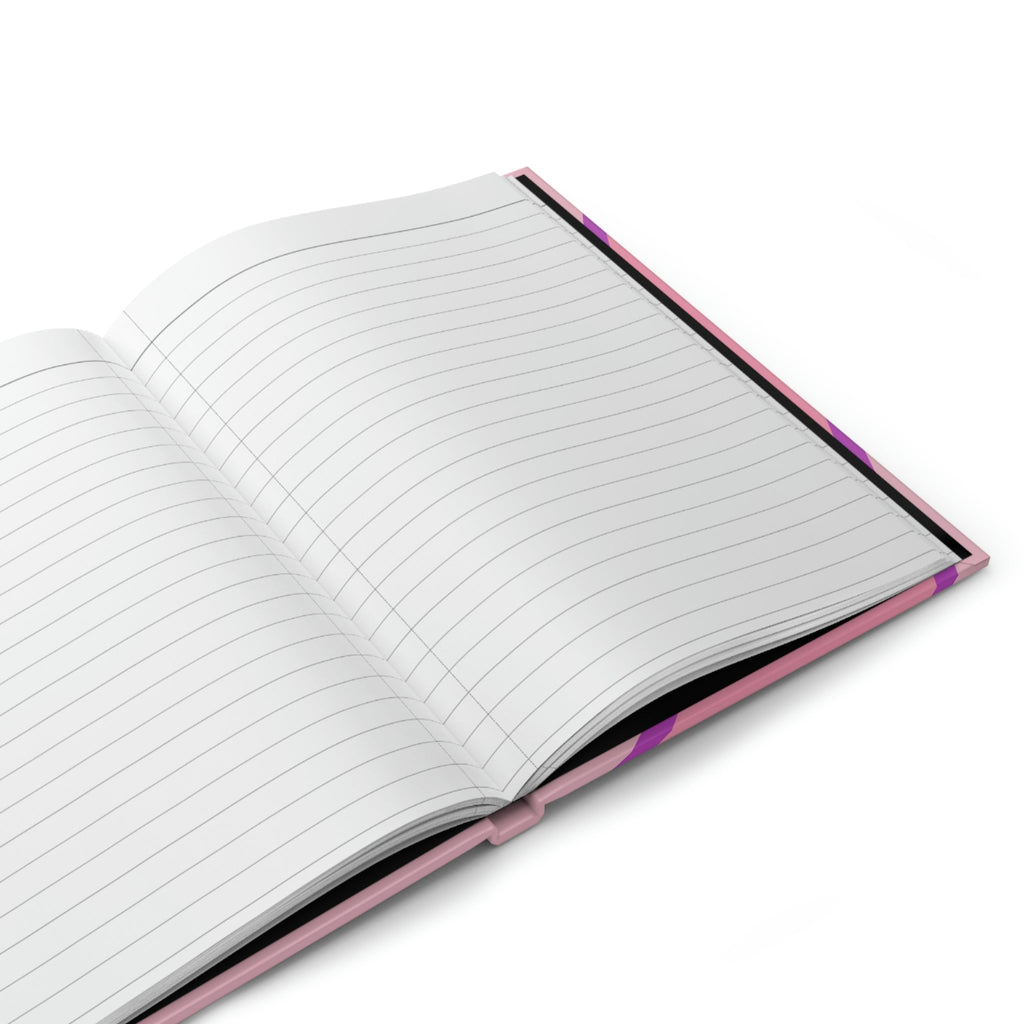 Riding the Wave Hardcover Matte Journal Paper products Pink Sweetheart