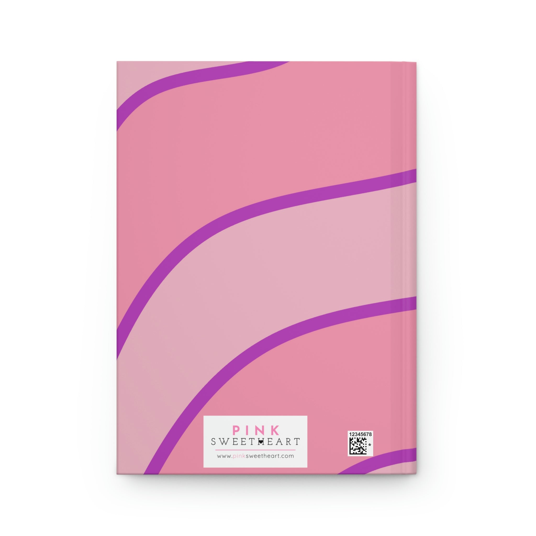 Riding the Wave Hardcover Matte Journal Paper products Pink Sweetheart