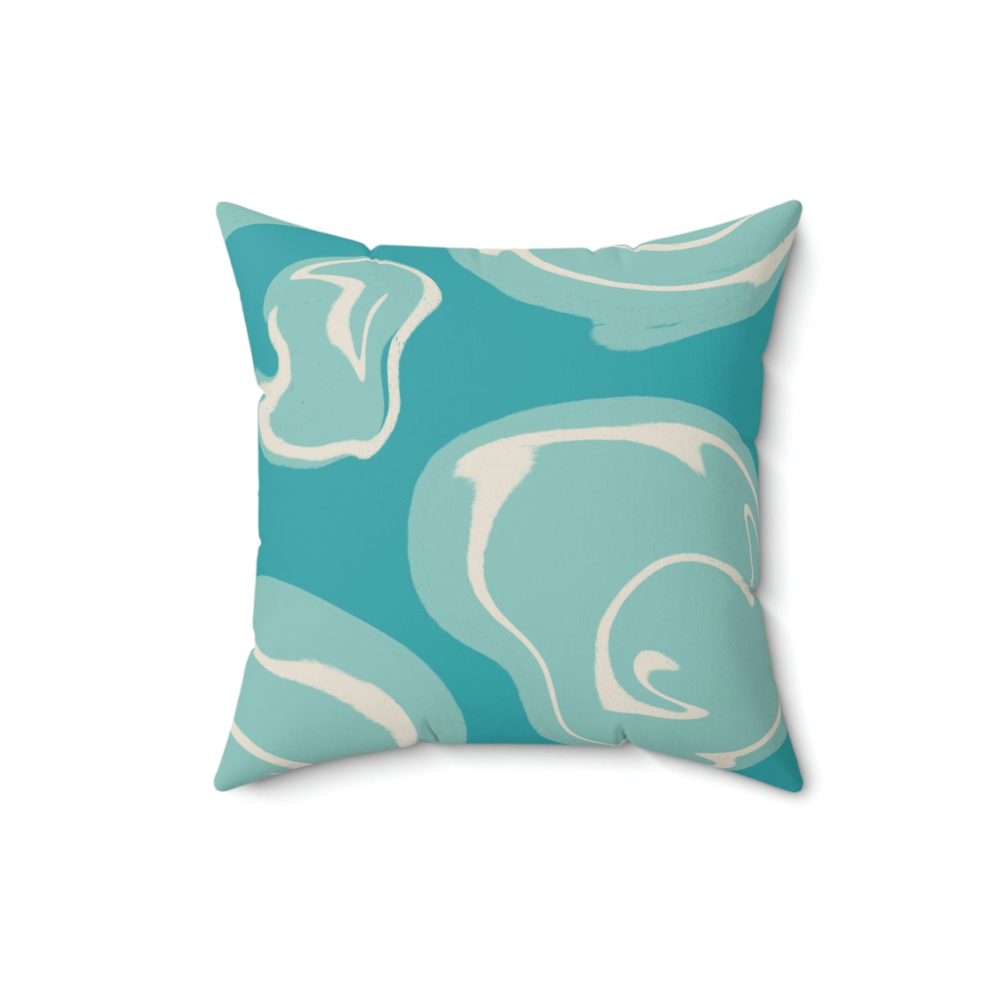 Ripples in the Pond Square Pillow Home Decor Pink Sweetheart