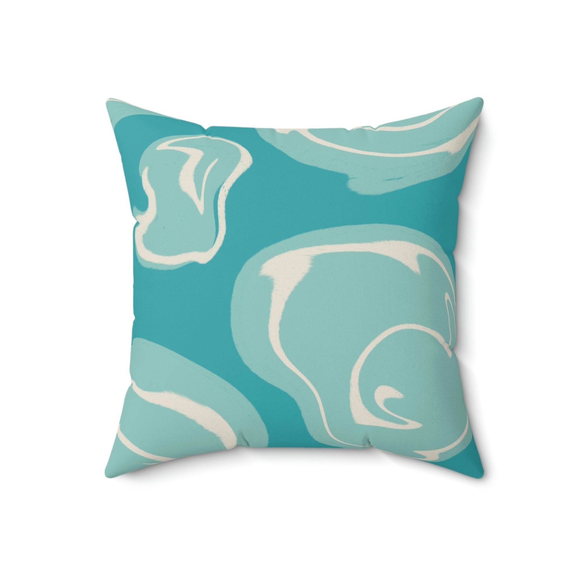 Ripples in the Pond Square Pillow Home Decor Pink Sweetheart