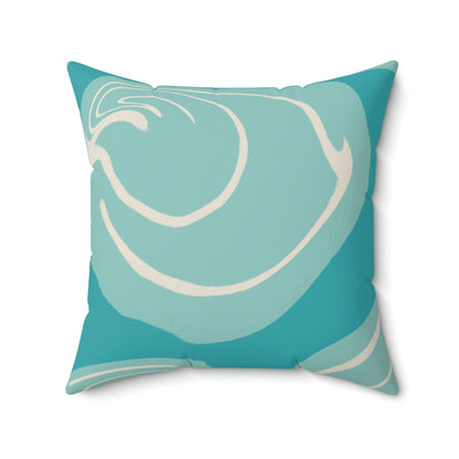 Ripples in the Pond Square Pillow Home Decor Pink Sweetheart