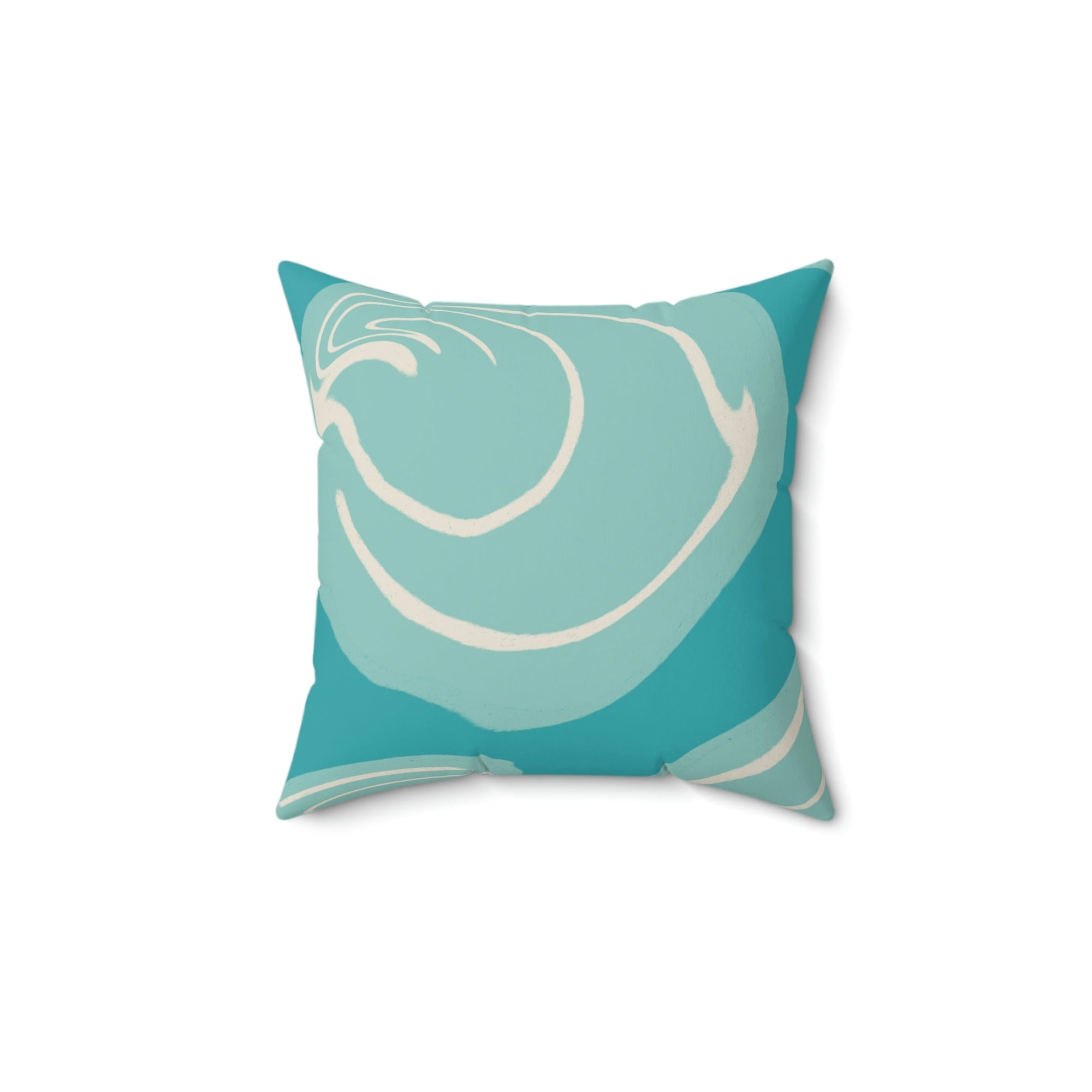 Ripples in the Pond Square Pillow Home Decor Pink Sweetheart