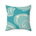 Ripples in the Pond Square Pillow Home Decor Pink Sweetheart