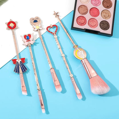 Sailor Moon 5pc Makeup Brush Set  Pink Sweetheart