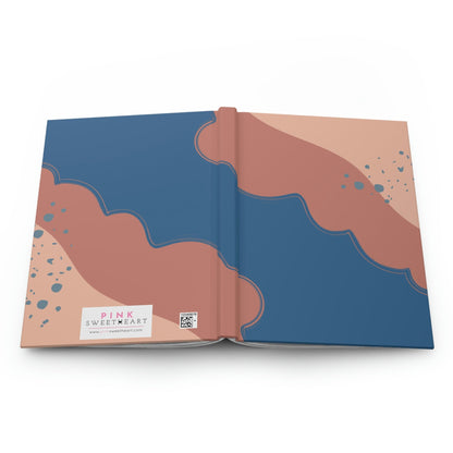 Sandy Beach Hardcover Matte Journal Paper products Pink Sweetheart