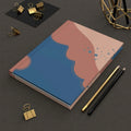Sandy Beach Hardcover Matte Journal - Pink Sweetheart