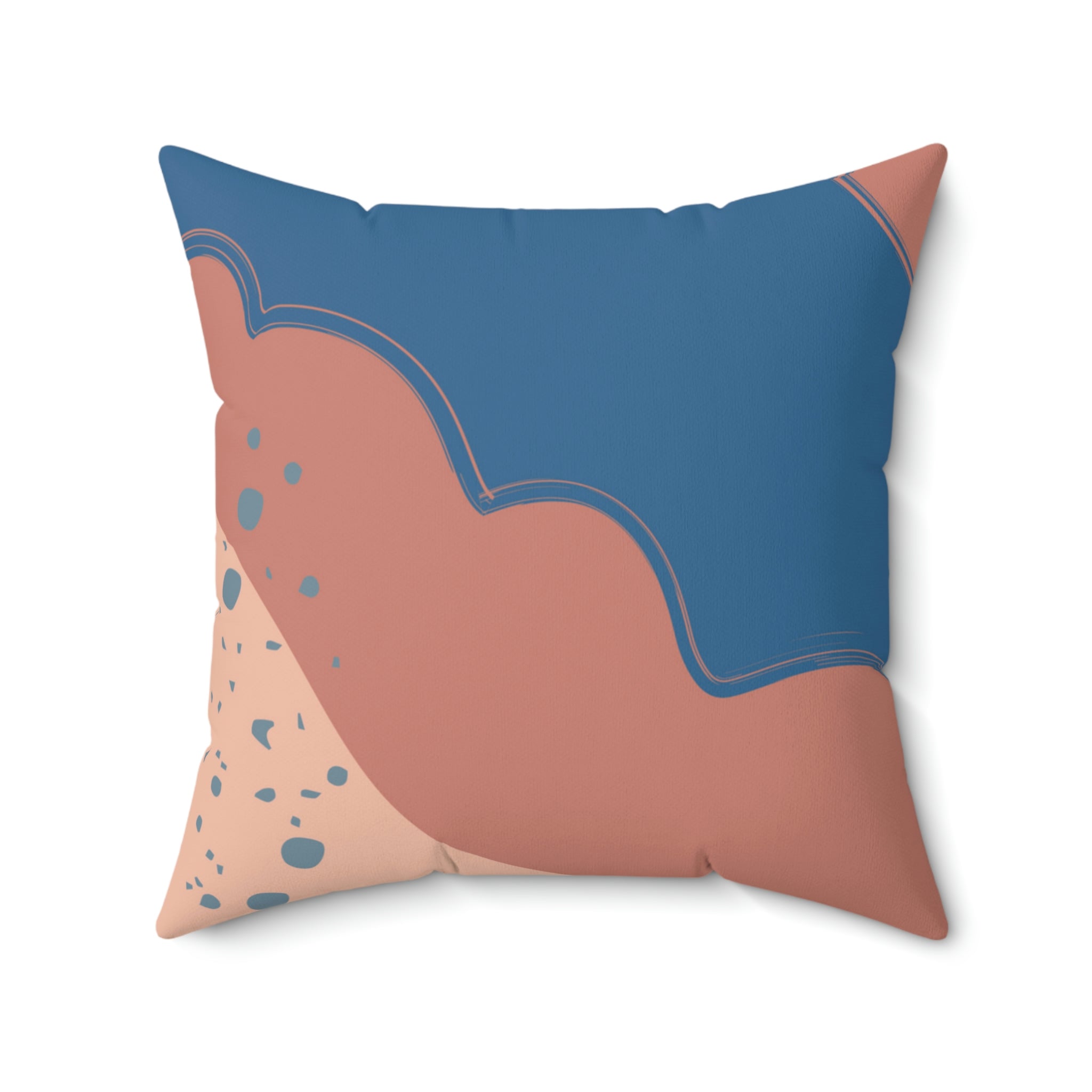Sandy Waters Square Pillow Home Decor Pink Sweetheart