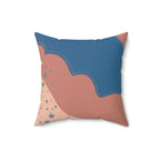 Sandy Waters Square Pillow Home Decor Pink Sweetheart