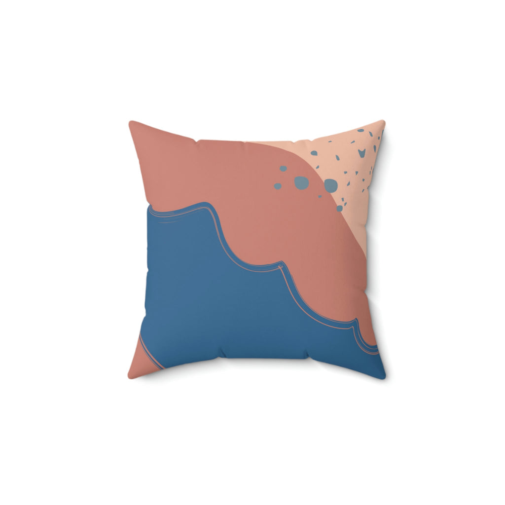 Sandy Waters Square Pillow Home Decor Pink Sweetheart