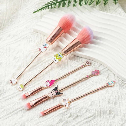 Sanrio Friends Makeup Brush Set  Pink Sweetheart