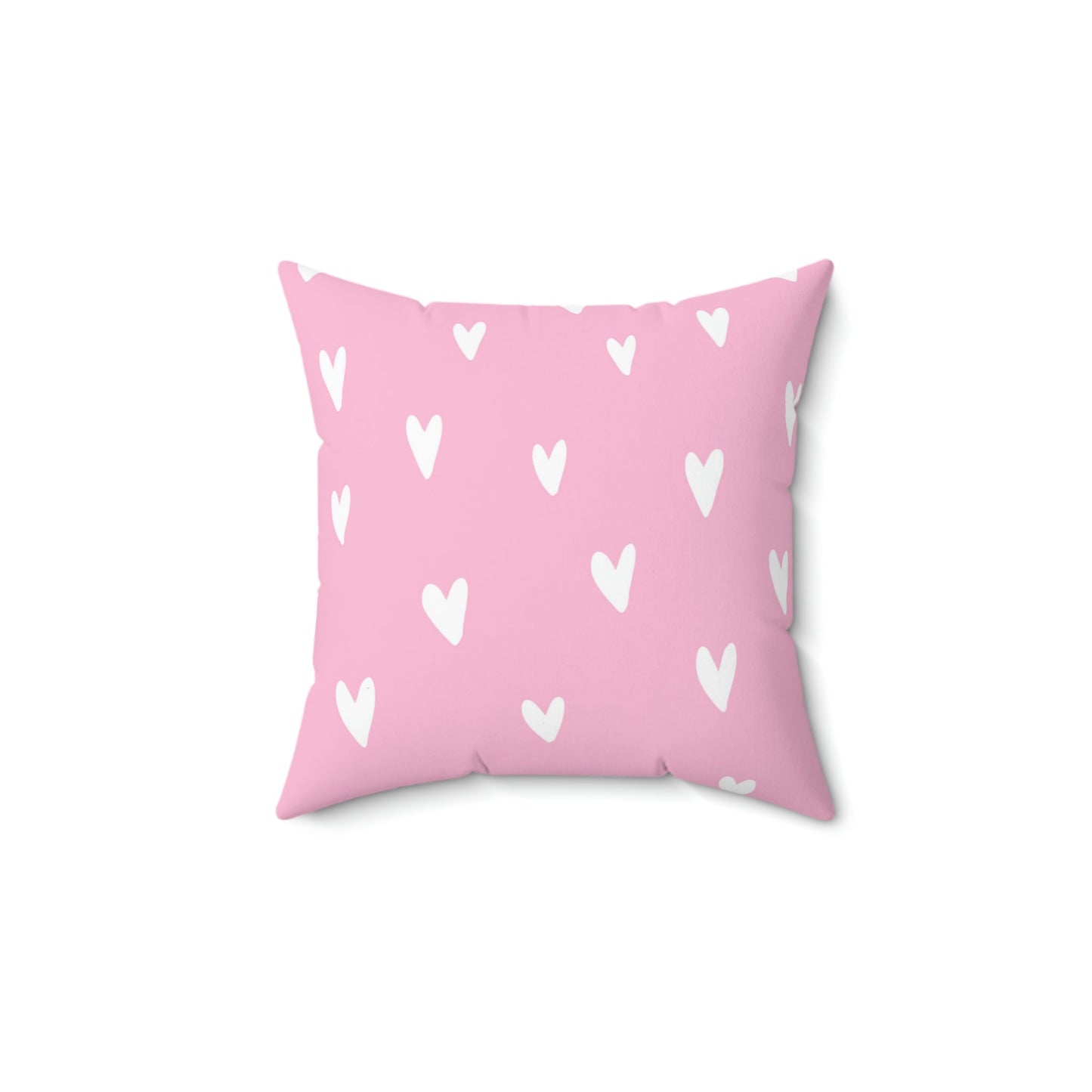 Sending a Thousand Hearts Square Pillow Home Decor Pink Sweetheart