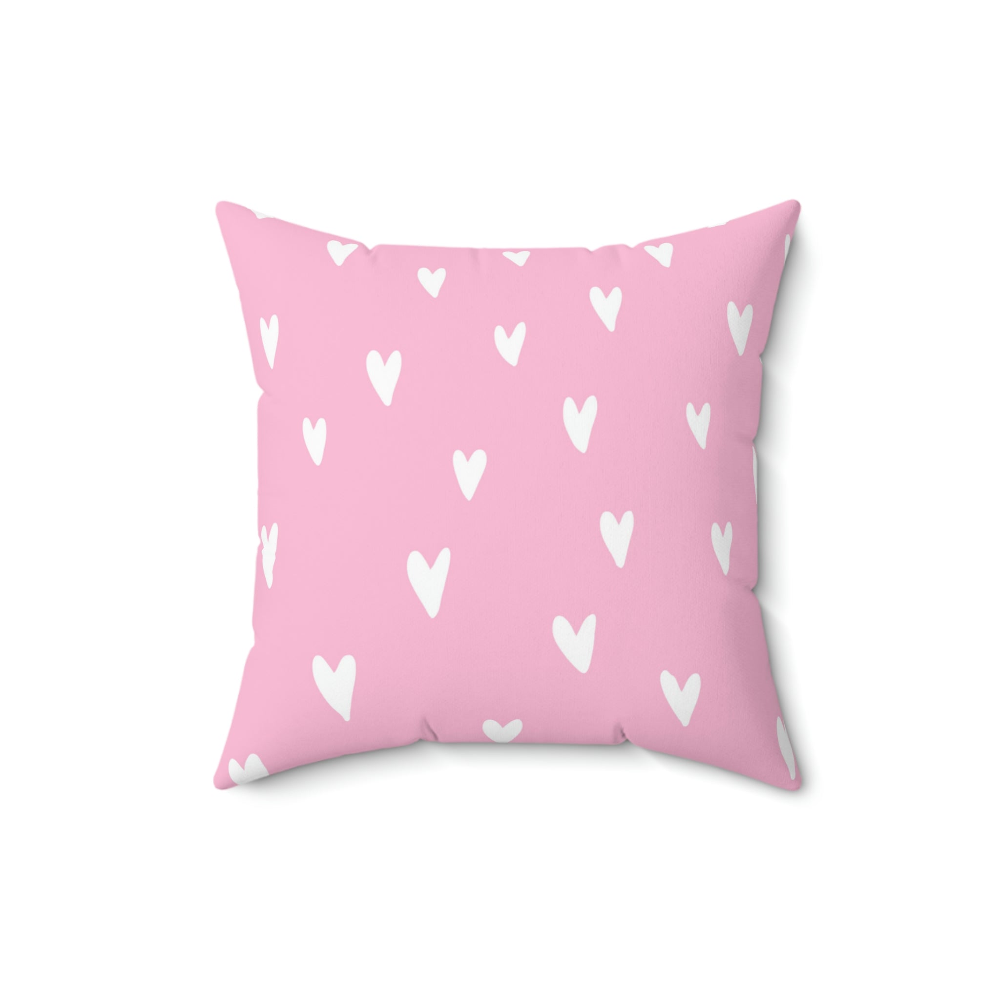 Sending a Thousand Hearts Square Pillow Home Decor Pink Sweetheart