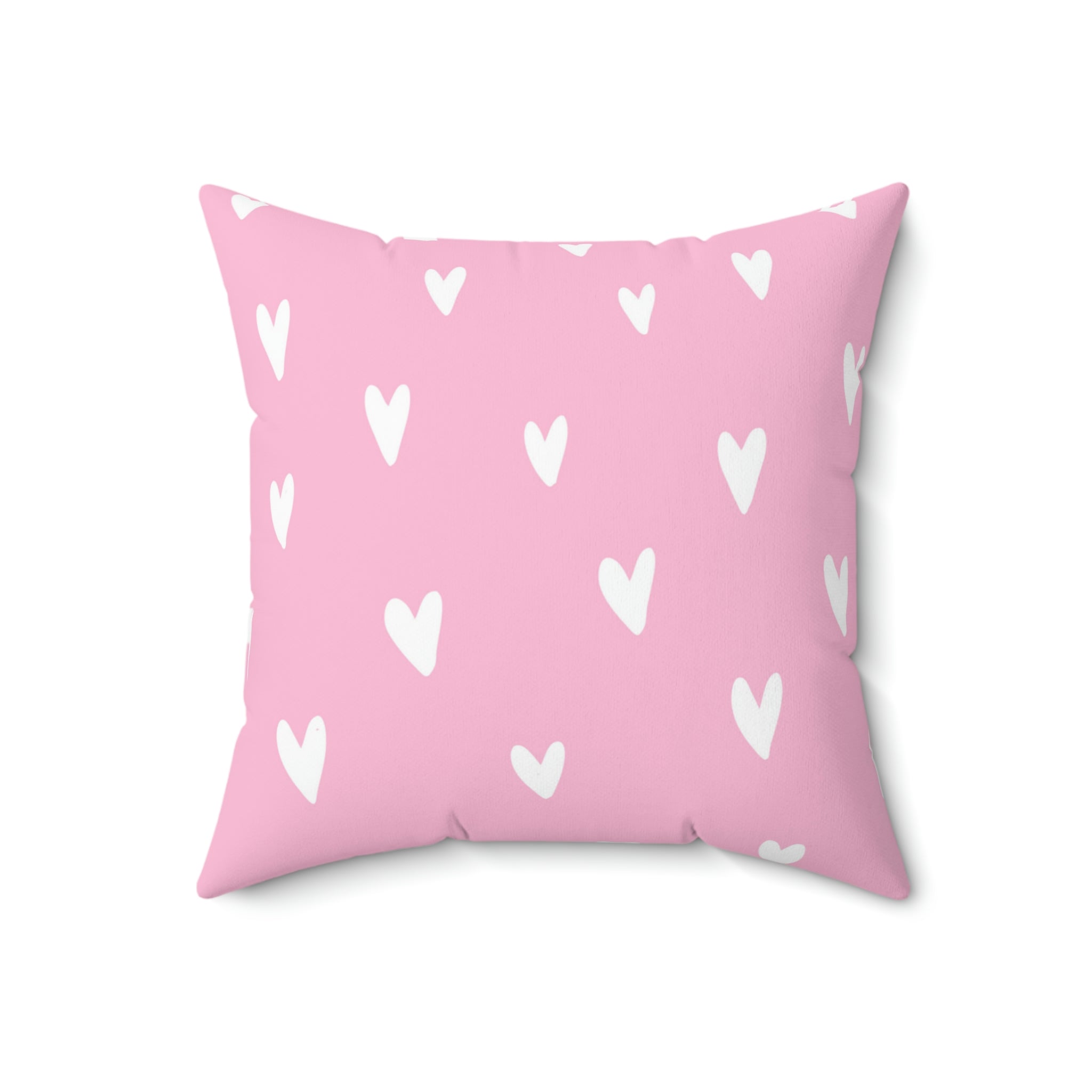 Sending a Thousand Hearts Square Pillow Home Decor Pink Sweetheart