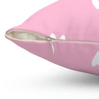 Sending a Thousand Hearts Square Pillow Home Decor Pink Sweetheart