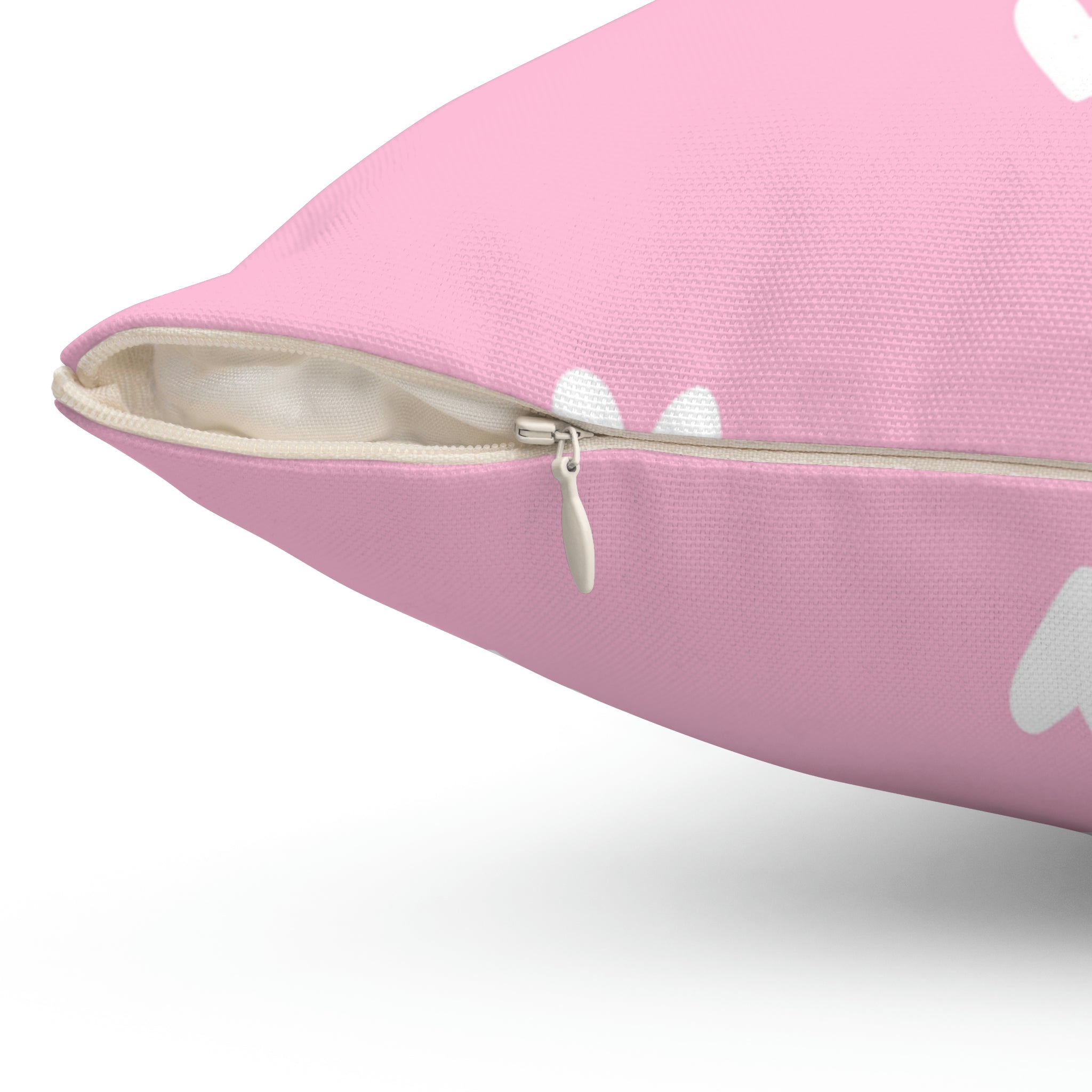 Sending a Thousand Hearts Square Pillow Home Decor Pink Sweetheart