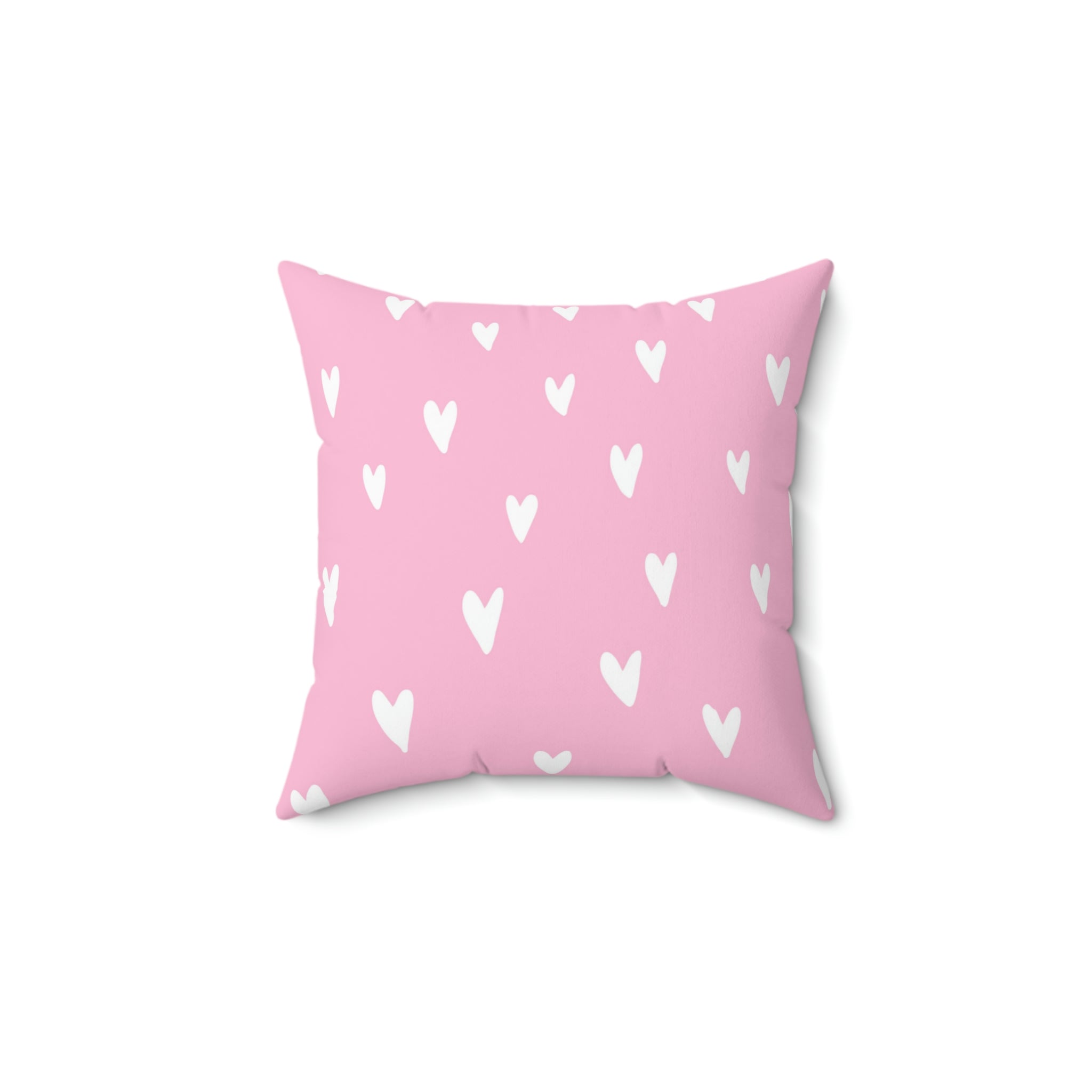 Sending a Thousand Hearts Square Pillow Home Decor Pink Sweetheart