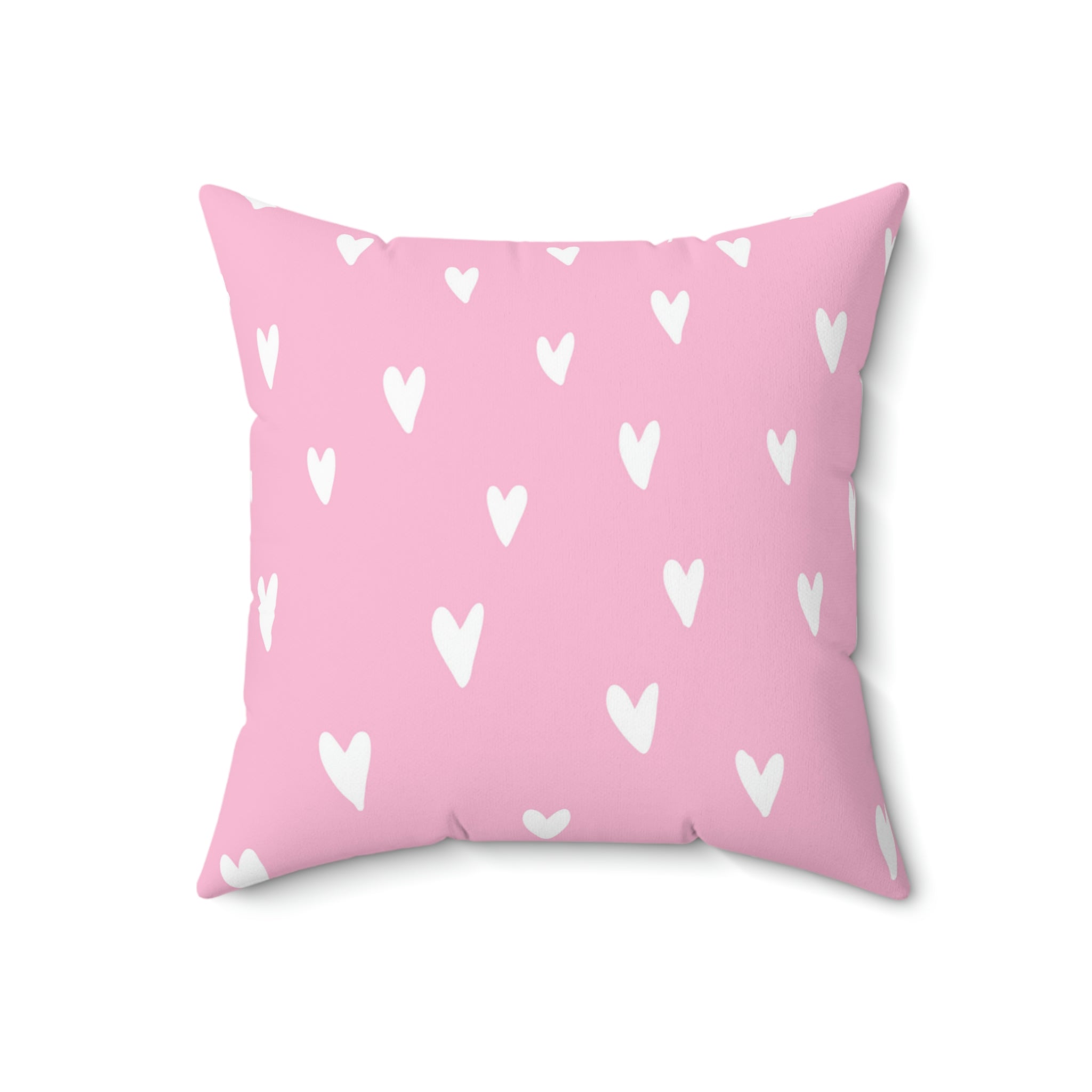 Sending a Thousand Hearts Square Pillow Home Decor Pink Sweetheart