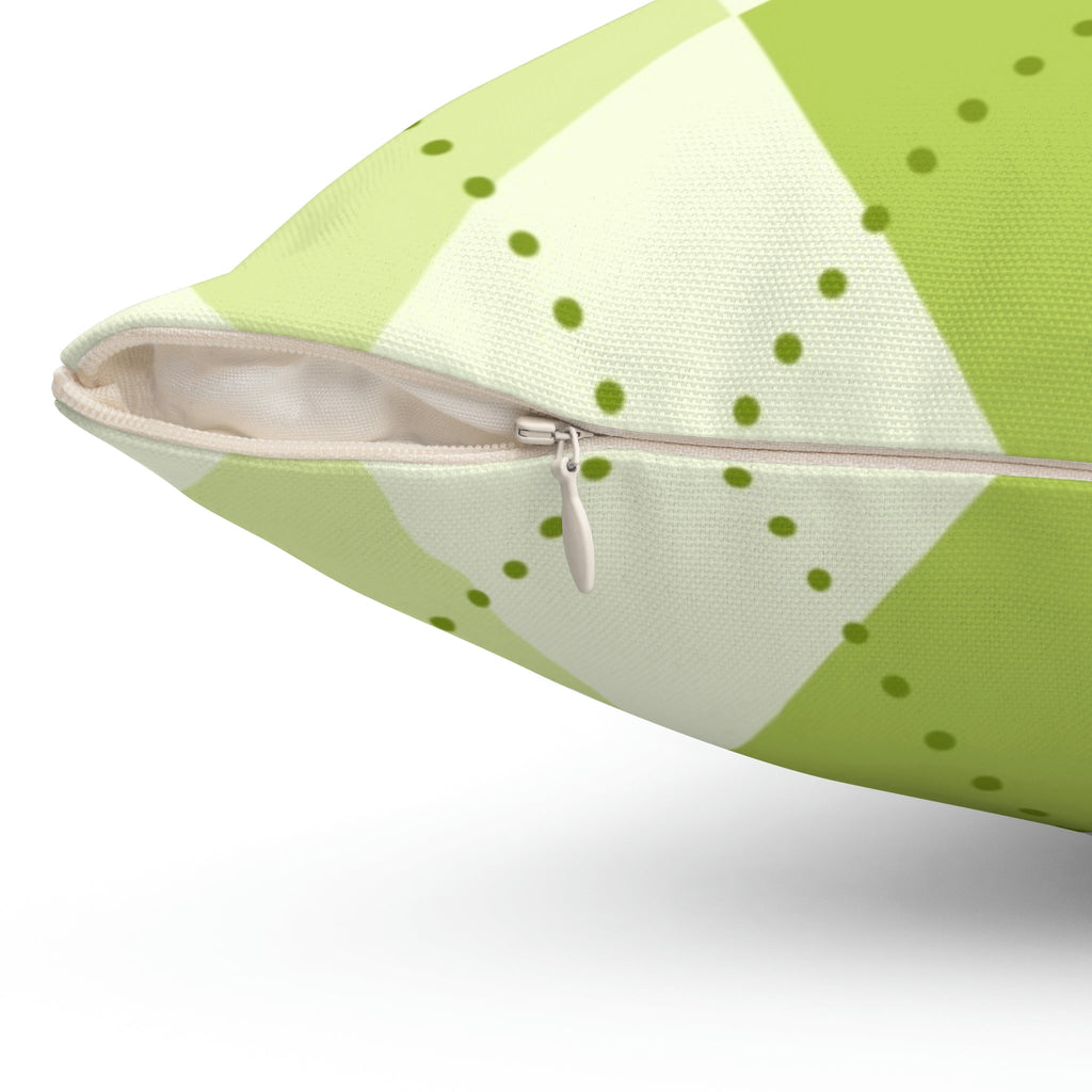 Shades of Green Argyle Square Pillow Home Decor Pink Sweetheart