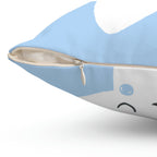 Sleepy Baby Star Blue Square Pillow Home Decor Pink Sweetheart