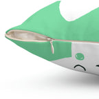 Sleepy Baby Star Green Square Pillow Home Decor Pink Sweetheart