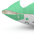 Sleepy Baby Star Green Square Pillow Home Decor Pink Sweetheart