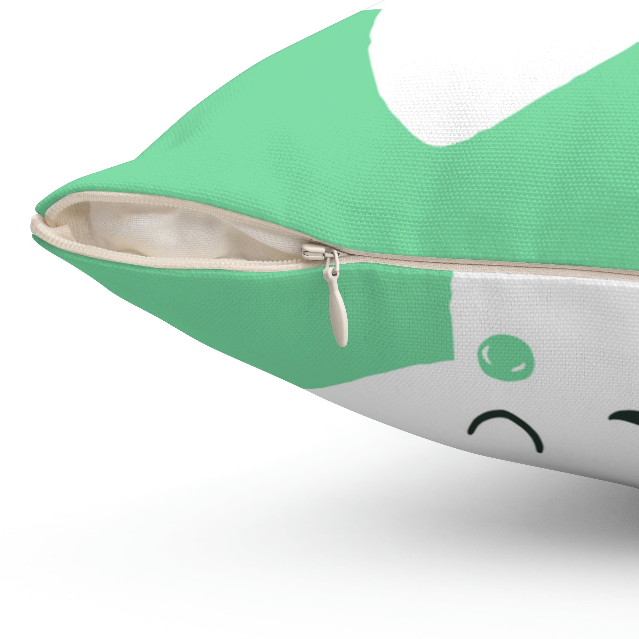 Sleepy Baby Star Green Square Pillow Home Decor Pink Sweetheart
