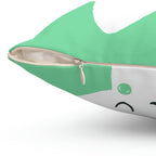 Sleepy Baby Star Green Square Pillow Home Decor Pink Sweetheart