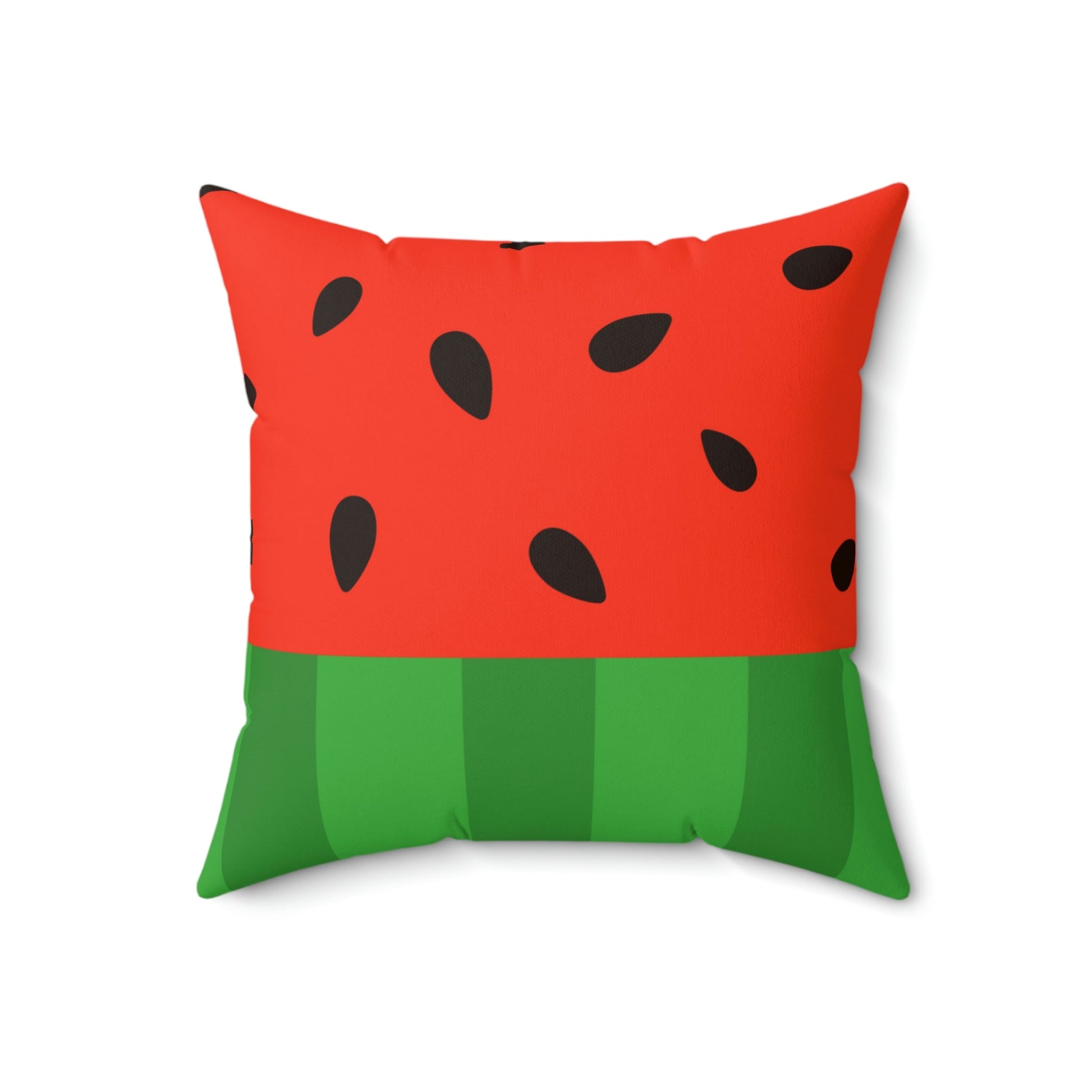 Slice of Watermelon Square Pillow Home Decor Pink Sweetheart