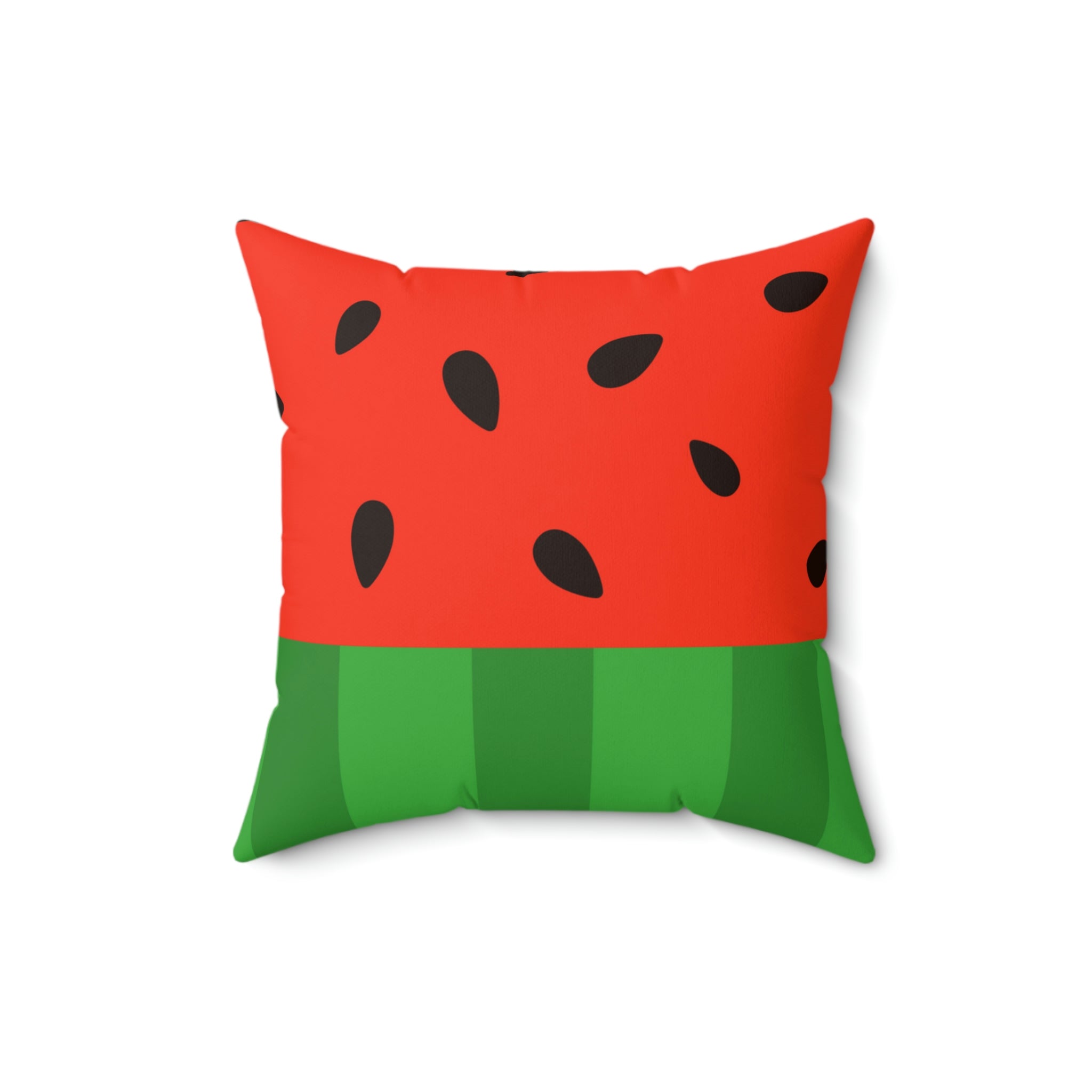 Slice of Watermelon Square Pillow Home Decor Pink Sweetheart