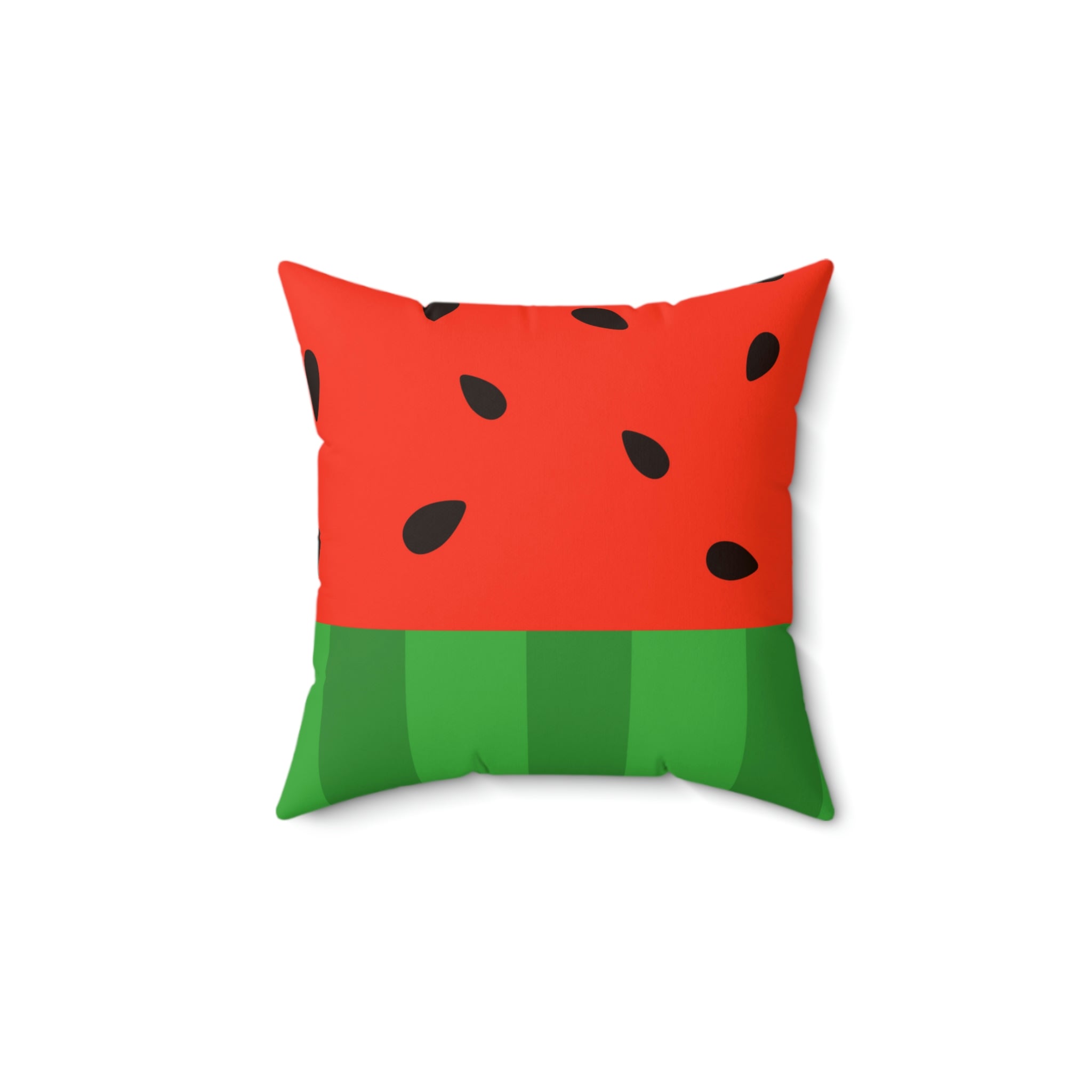 Slice of Watermelon Square Pillow Home Decor Pink Sweetheart