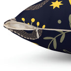 Snakes After Midnight Square Pillow Home Decor Pink Sweetheart
