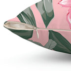 Soft Pastel Shoeblackplant Square Pillow Home Decor Pink Sweetheart