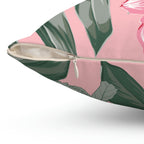 Soft Pastel Shoeblackplant Square Pillow Home Decor Pink Sweetheart