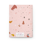 Soft Pink Terrazzo Hardcover Matte Journal Paper products Pink Sweetheart