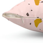 Soft Pink Terrazzo Square Pillow Home Decor Pink Sweetheart
