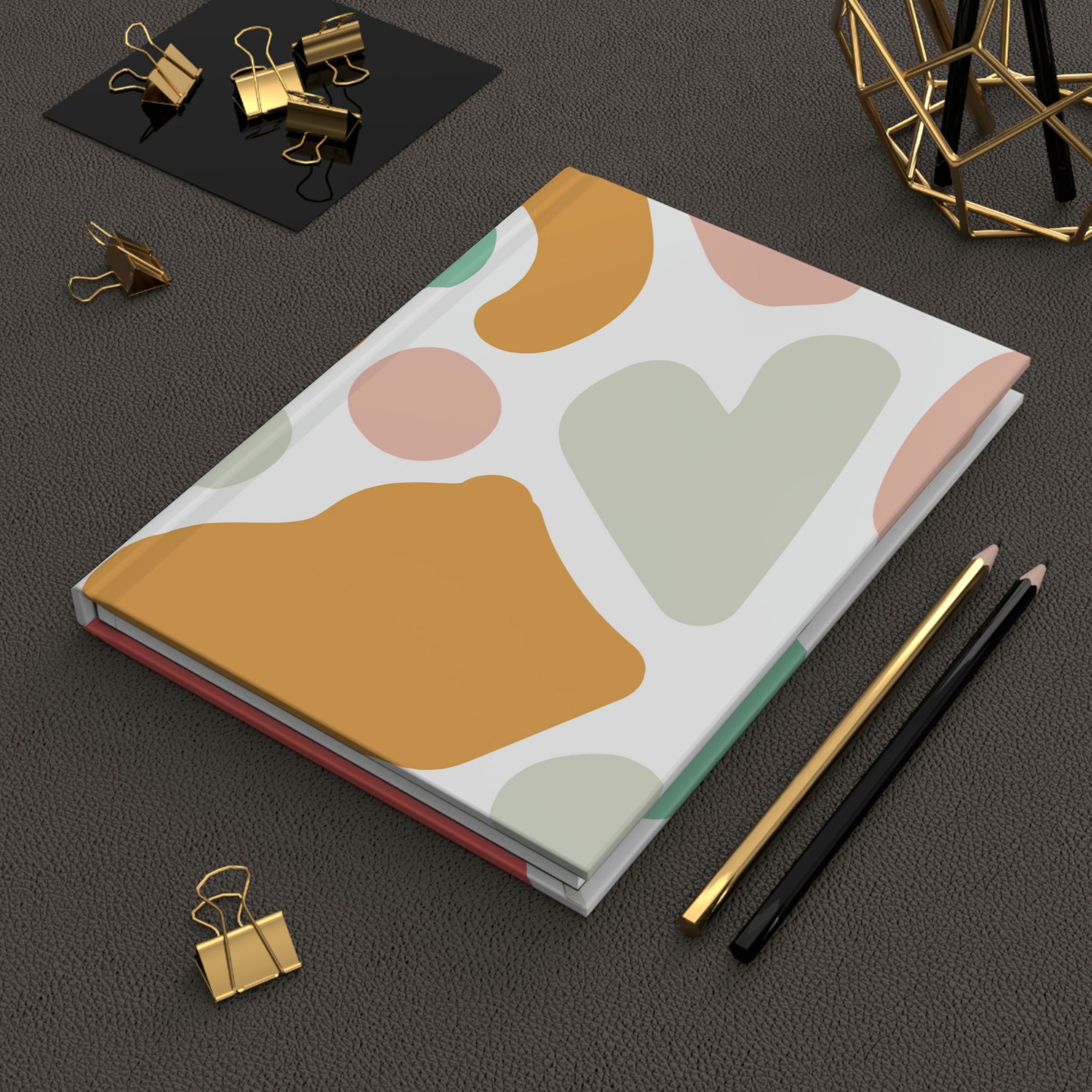 Soft Shapes Hardcover Matte Journal Paper products Pink Sweetheart