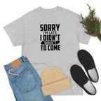 Sorry I'm Late Cotton Tee T-Shirt Pink Sweetheart