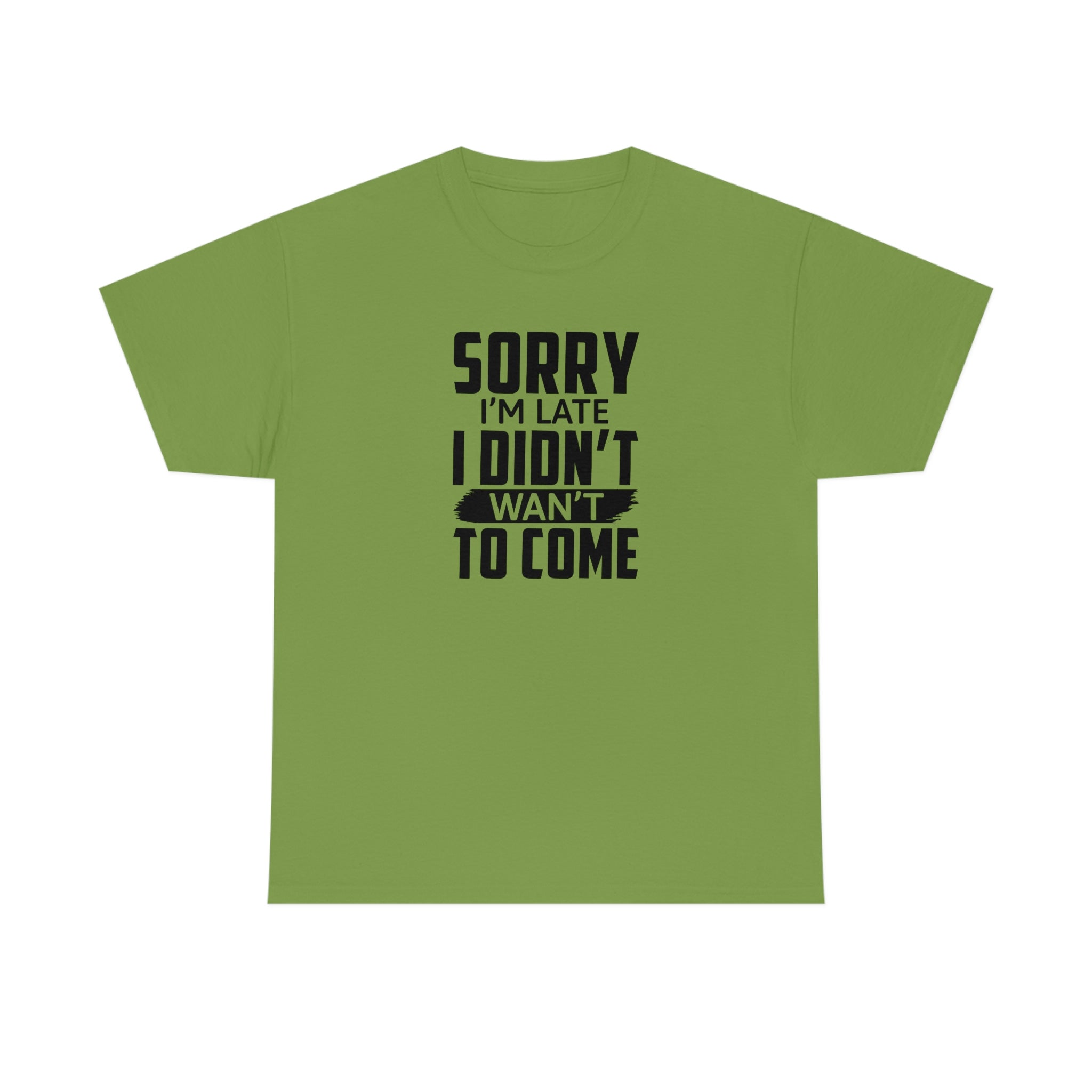 Sorry I'm Late Cotton Tee T-Shirt Pink Sweetheart